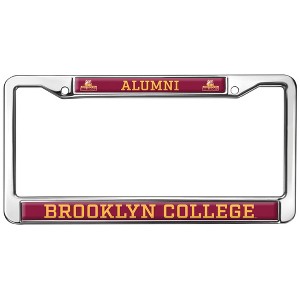Brooklyn College Alumni Full Size Standard License Plate Metal Frame - 1 of 4