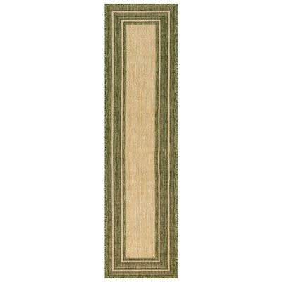 Liora Manne Carmel  Indoor/Outdoor Rug  Green..