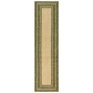Liora Manne Carmel  Indoor/Outdoor Rug  Green.. - 1 of 4