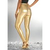 Roaman's Women's Plus Size Metallic Legging - 3 of 4