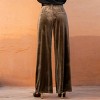 Women's Luxurious Velvet Wide-Leg Pants for Sophisticated Evenings - Cupshe - 4 of 4