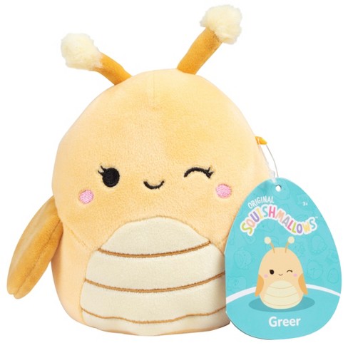 Squishmallows Original 5-Inch Greer The Yellow Grasshopper - Official Jazwares Little Plush- Gift for Kids, Girls & Boys - image 1 of 3