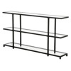 55 in. Black Bronze Console Table - Henn&Hart - 3 of 4