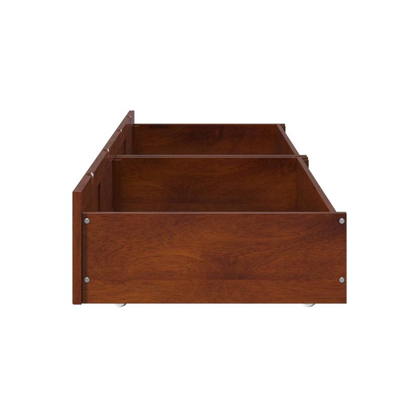 Set of 2 Queen/King/Twin XL Drawers Walnut - AFI, 5 of 8