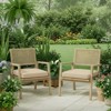 Aoodor Outdoor Dining Chair Cushions Set of 2, Waterproof Patio Furniture Seat Cushions, Outdoor Chair Pads with Ties - 2 of 4