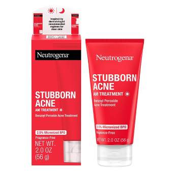 Neutrogena Stubborn Acne Morning Face Treatment with Benzoyl Peroxide - 2.0 oz