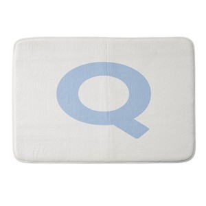 Deny Designs April Lane Art Block Monogram Memory Foam Bath Mat - 1 of 4