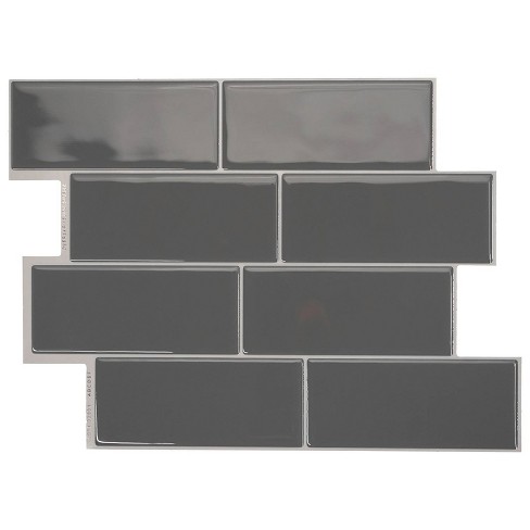 Stick Backsplash Tiles Gray, Are Self Adhesive Backsplash Tiles Any Good