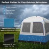 Tangkula Camping Tent for 3-5 People Cabin Shelter w/ Large Double-Layer Mesh Front Door - image 4 of 4