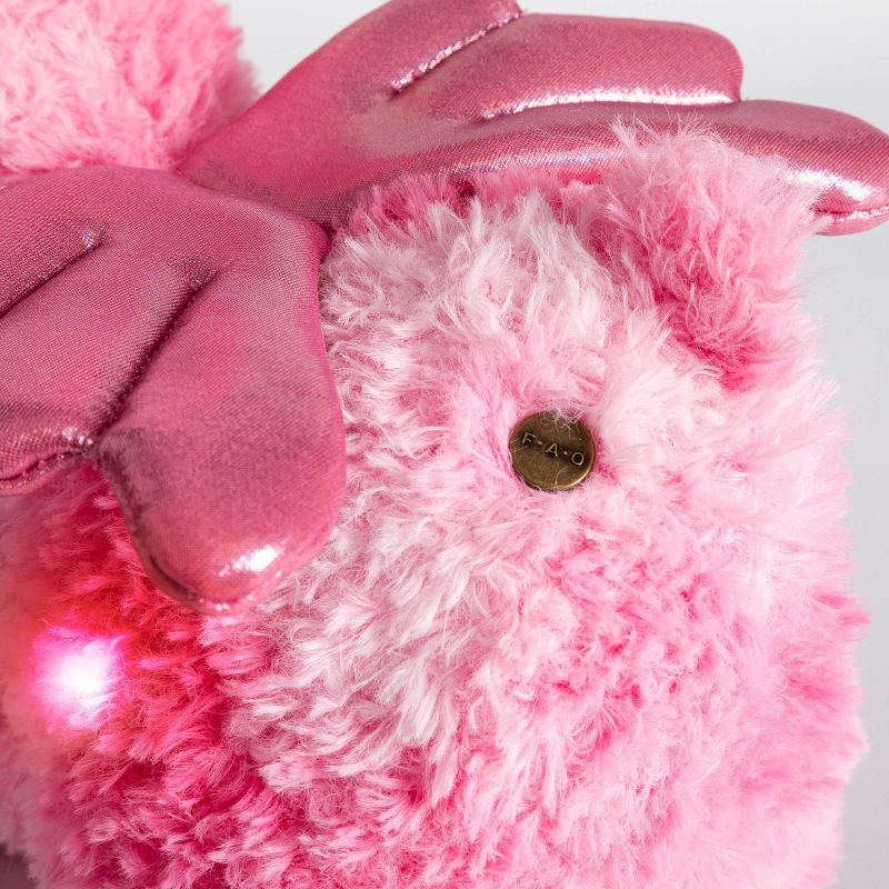 FAO Schwarz Glow Brights Toy Plush LED with Sound Pink Llamacorn 15&#34; Stuffed Animal, 6 of 8