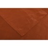 Kate Aurora 1 Piece Autumn Cinnamon Spice Faux Silk Lightweight Transparent Sheer Grommet Top Curtain Panel - 90 in. Long - 3 of 4