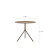 POVISON Round Side Table, Italian-style Lotus Leaf-shaped Side Table, 19.68"-ST8036BR50 - 4 of 4