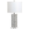 Skagway Table Lamp (Set of 2) - 25.5 Inch Height - LIT4289 - Black/Shell - Safavieh - 2 of 4