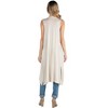Maternity Sleeveless Long Cardigan - 24seven Comfort Apparel™ - 3 of 3