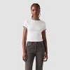 Levi's® Women's Short Sleeve Cropped Oracle Ringer T-Shirt - 4 of 4