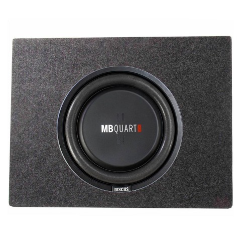 Mb Quart 400 Watt 12 Inch Shallow + Q Slim Sub Car Box Enclosure : Target