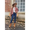 BLUEMING Womens Cropped Corduroy Shackets Long Sleeve Button Down Jackets Tops Fashion Fall Lightweight Shirts - 4 of 4