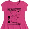 Girls' - Pokémon - Electric Type Fit & Flair Cap Sleeve Dress - 2 of 2