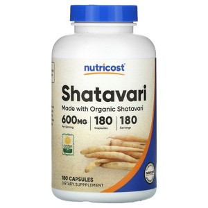 Nutricost Shatavari, 600 mg, 180 Capsules - 1 of 2