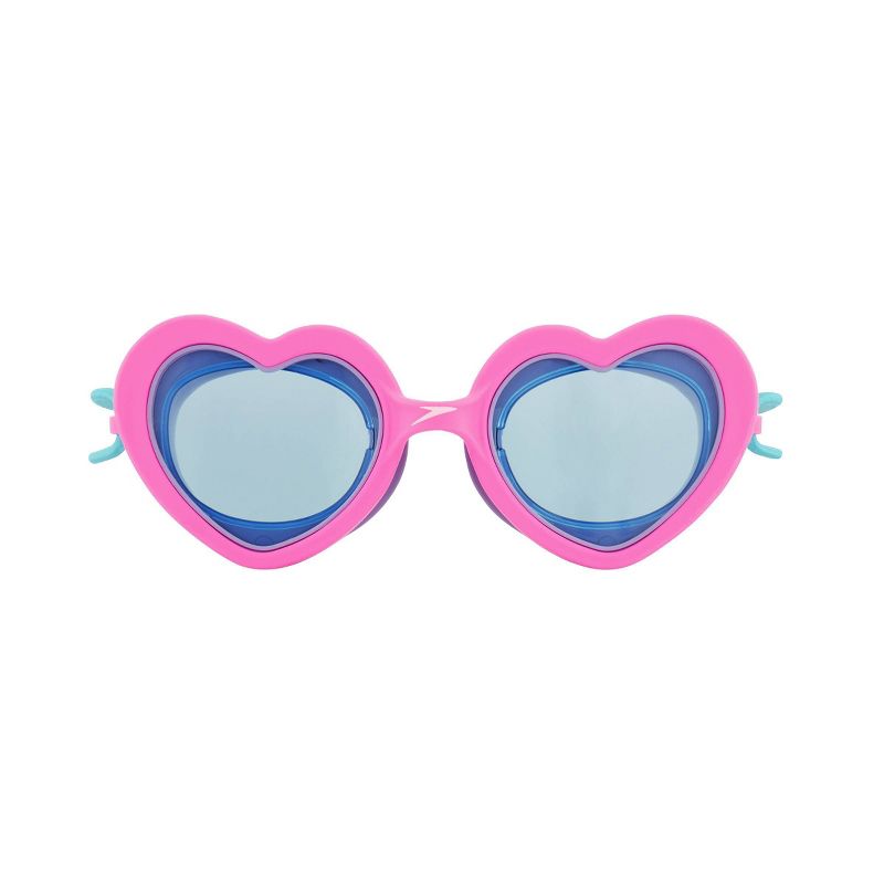 Speedo Kids&#39; Sunny Vibes Swim Goggles - Heart Sugar Plum/Celeste, 3 of 5