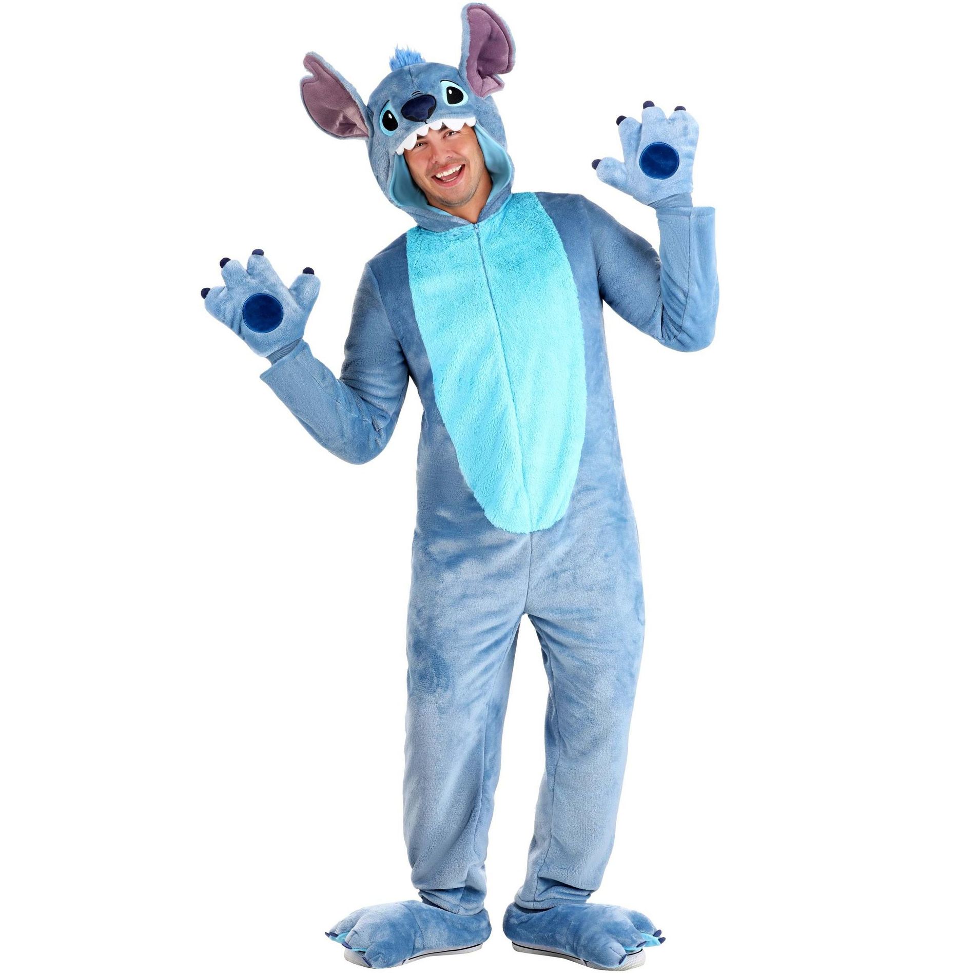 HalloweenCostumes.com Medium   Deluxe Disney Stitch Adult Costume | Disney Costumes, Blue/Blue/Purple