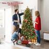 Tangkula 6FT Artificial Christmas Tree Hinged Xmas Spruce Tree with 721 Branch Tips Foldable Metal Stand Seasonal Holiday - 4 of 4