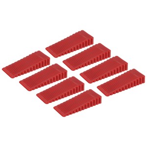 Unique Bargains ABS Anti-Slip Mini Size Wide Applications Stackable Door Stop 8 Pcs - 1 of 4