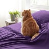 Full Size Bed Sheets - 4 Pieces Soft Full Sheet Set - Breathable & Cooling - Hotel Luxury - Easy Care Polyester Microfiber Bedding for Women, Men, Pur - 4 of 4