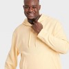 Men's Cotton Fleece Hooded Sweatshirt - All In Motion™ - 3 of 3