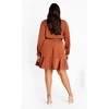 Women's Plus Size Oki Dress - copper | CITY CHIC - 2 of 4