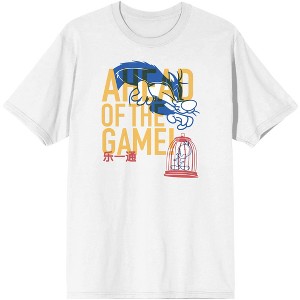 Ahead Of The Game Looney Tunes Sylvester Character Men's White Graphic Tee- - 1 of 2