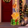 Costway Lighted Gift Boxes Set of 4 with Warm White LED Lights & Pre-Assembled Ribbons - 4 of 4
