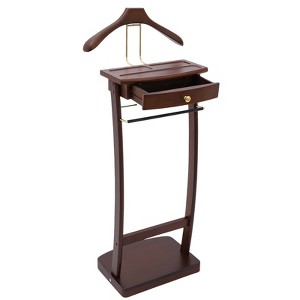 YIYIBYUS Freestanding Clothes Stand with Sturdy Base, Suit Stand - 1 of 4