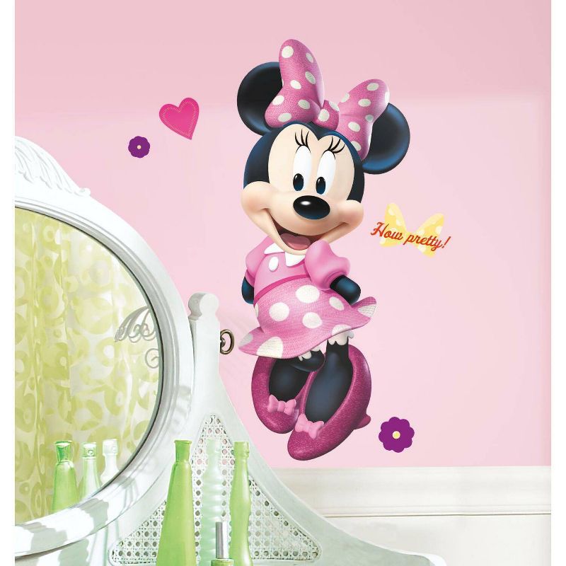 Minnie Bow-Tique Peel and Stick Giant Kids&#39; Wall Decal, 4 of 6