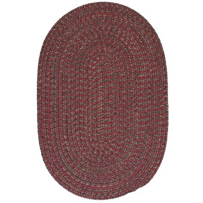 Colonial Mills Hayward Oval Area Rug, 5 by 8-Feet, Berry
