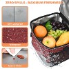 Tirrinia Insulated Small Lunch Bag with Adjustable Shoulder Strap, Leakproof Reusable Lunch Cooler Bag, Portable Lunch Boxs for Back-To-School - 4 of 4