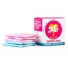 Flo Here We Flo Organic Bamboo Combo Ultra Absorbent Pads With Wings - 15ct  : Target