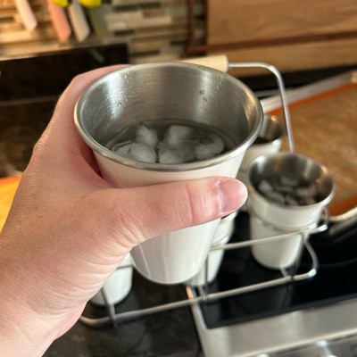 Metal and Rubberwood Caddy Sour Cream - Hearth & Hand™ with