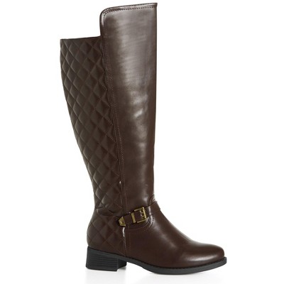 Avenue Women's Wide Width Ivory Tall Boot