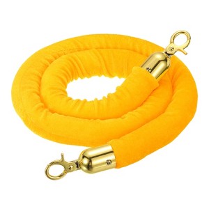 Unique Bargains Hotel Adjustable Crowd Control Stanchion Rope with Snap Hooks - 1 of 4