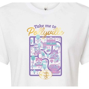 Women's - Polly Pocket - Take Me To Pollyville Cropped Graphic T-Shirt - 1 of 4