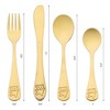 REGALWOVEN Stainless Steel Durable Flatware Set 4 Pcs 1 Set - 2 of 4