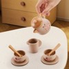 Topteng 13Pcs Western Kitchen Wooden Tea Sets Play Kitchen Dishes/Tea Set For Kid - 3 of 4
