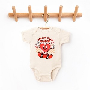 The Juniper Shop Cooler Than Cupid Skater Baby Bodysuit - 1 of 2