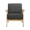 NicBex Accent Chair Upholstered Living Room Chair with Thick Density Cushion Comfy Chair Lounge Chair for Reading Room, Bedroom - 2 of 4