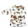 Hudson Baby Infant Boy Mink with Faux Fur Lining Pool and Beach Robe Cover-ups, Moose Bear - 2 of 2