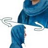 PAVILIA Wearable Blanket Women Men, Oversized Hoodie Sweatshirt Sweater Neck Warmer, Fleece Soft Hug Sleep Pod - 2 of 4