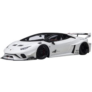 Lamborghini Huracan GT "LB-Silhouette Works" White with Black 1/18 Model Car by Autoart - 1 of 4