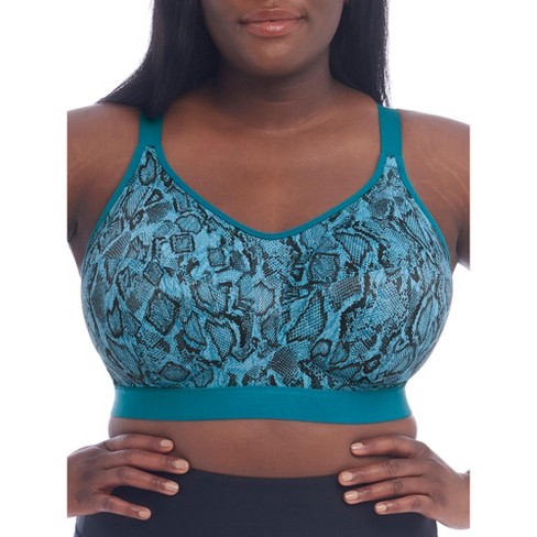 Goddess Women's Mid-impact Wire-free Sports Bra - Gd6912 38h Teal