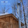 DuraVent DuraBlack 6DBK-48SS Stainless Steel Single Wall Wood Burning Stove Pipe Connector to Vent Smoke and Exhaust, 48 Inches Long x 6 Inch Diameter - 4 of 4